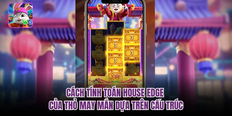 Cách tính toán house edge của thỏ may mắn dựa trên cấu trúc