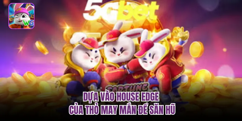 Dựa vào house edge của thỏ may mắn để săn hũ