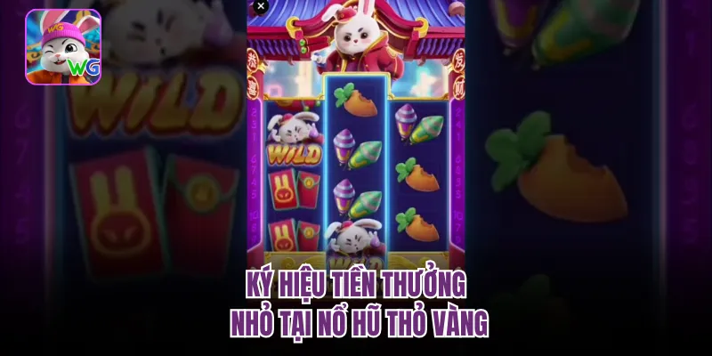 Ký hiệu tiền thưởng nhỏ tại nổ hũ Thỏ vàng
