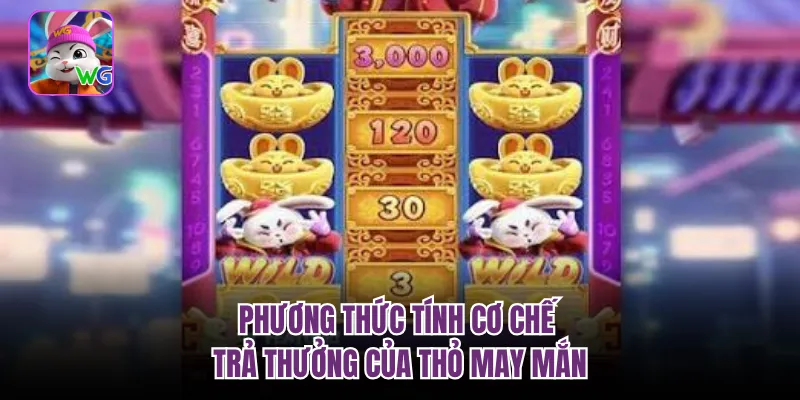 Phương thức tính cơ chế trả thưởng của thỏ may mắn