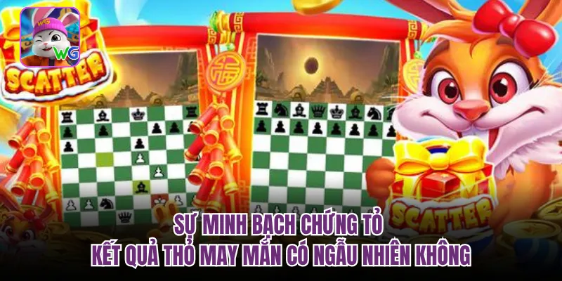 Sự minh bạch chứng tỏ kết quả thỏ may mắn có ngẫu nhiên không