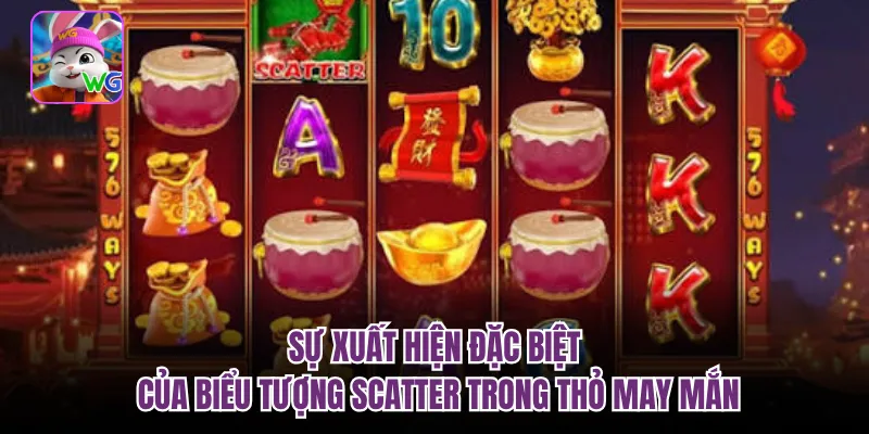 Sự xuất hiện đặc biệt của biểu tượng scatter trong thỏ may mắn