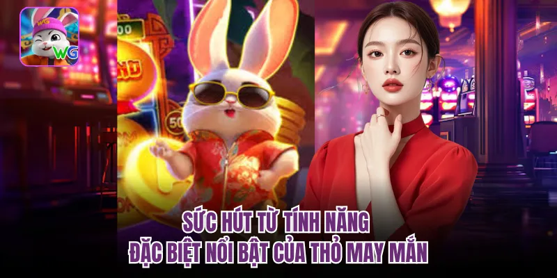 Sức hút từ tính năng đặc biệt nổi bật của thỏ may mắn